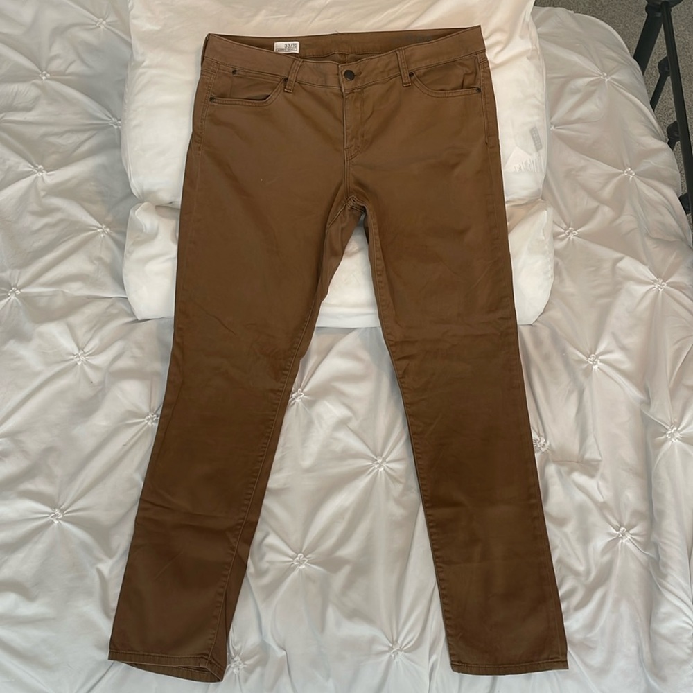 Casual Brown Skinny Pants